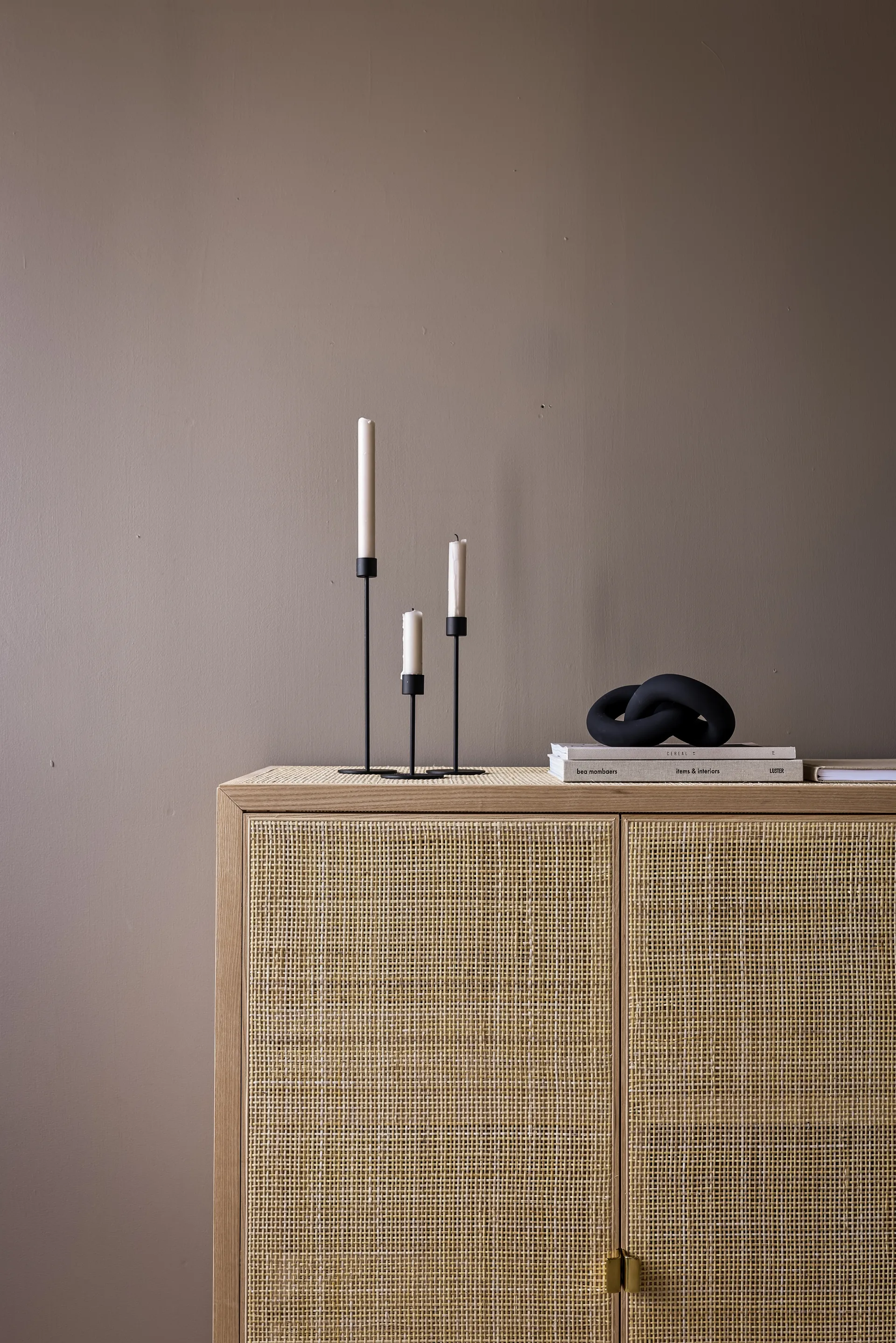 Cooee 烛台 13 cm, 黑色 Cooee Design