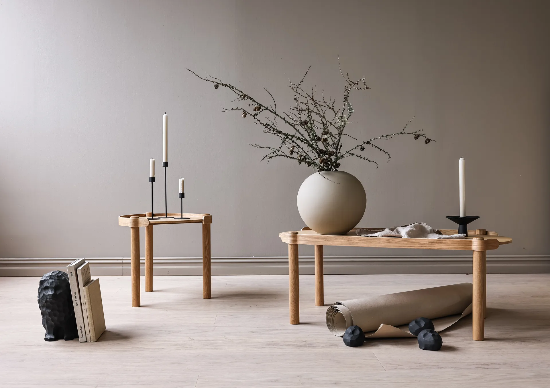 Cooee 烛台 13 cm, 黑色 Cooee Design