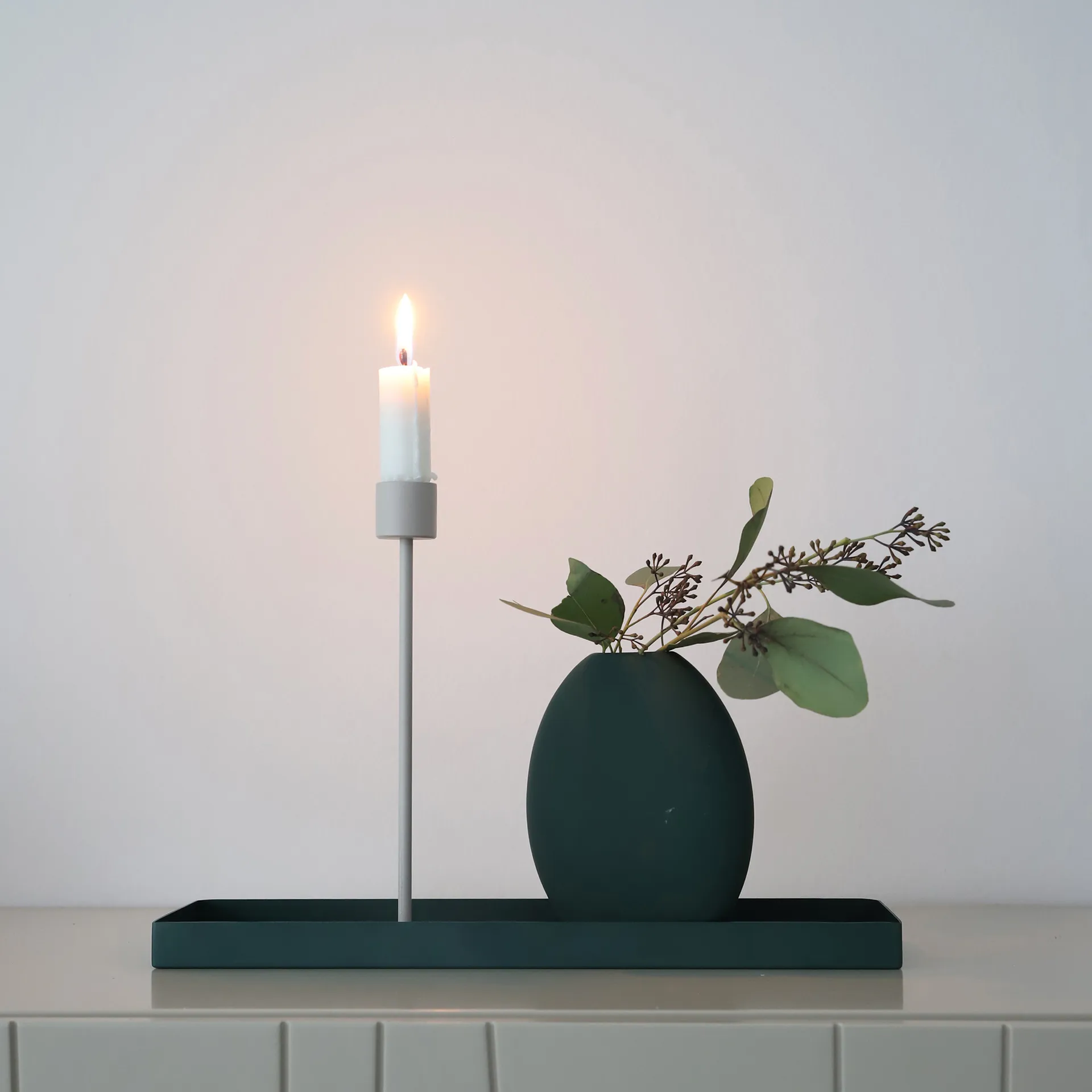 Cooee 烛台 21cm, 沙色 Cooee Design