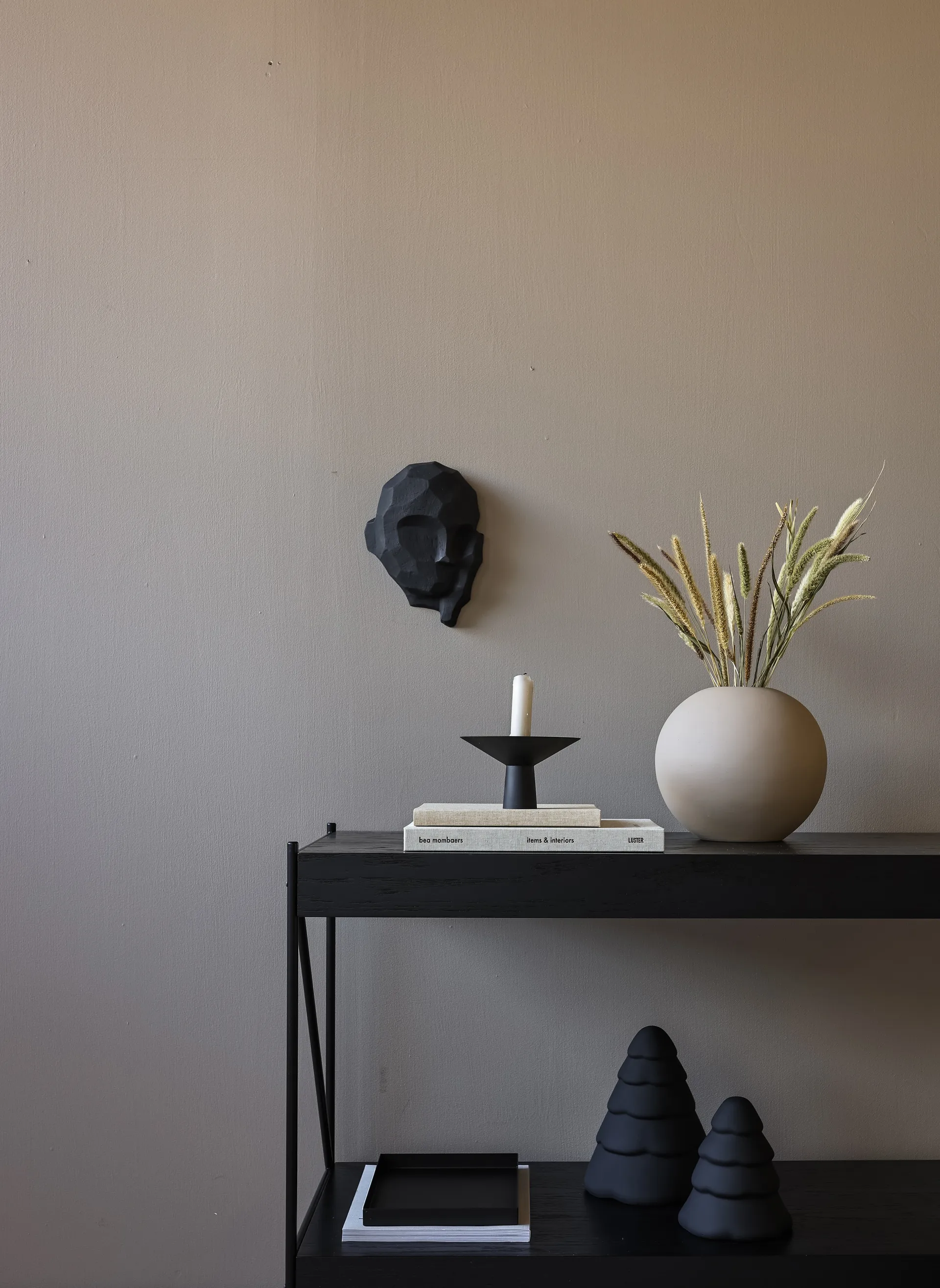 Cooee 托盘 24.5 cm, 黑色 Cooee Design