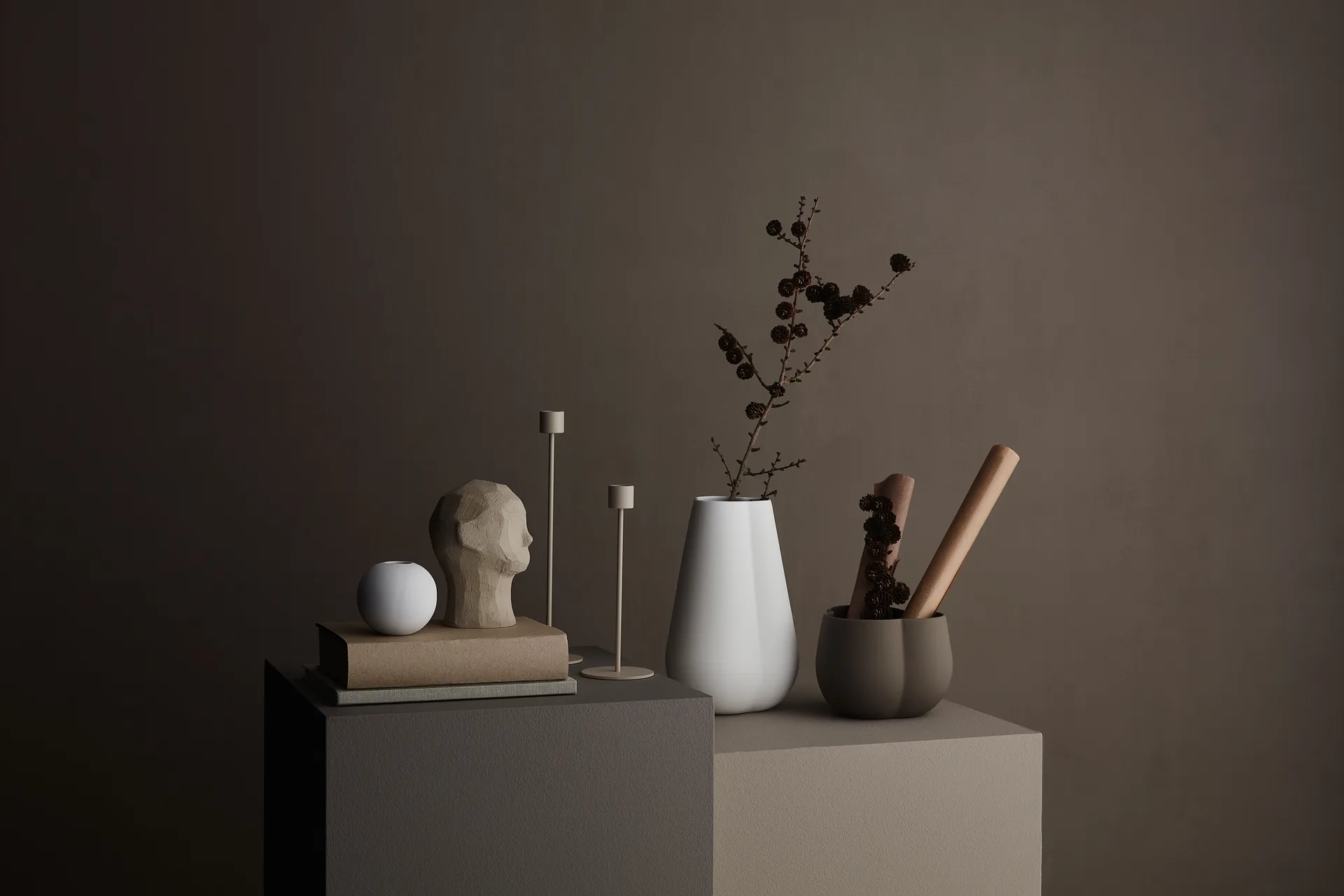 Cooee 烛台 29cm, 沙色 Cooee Design