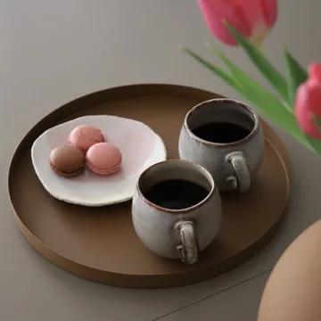 Cooee 圆形托盘 30cm - 椰子色 - Cooee Design