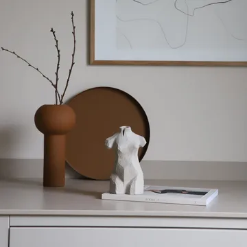 Cooee 圆形托盘 30cm - 椰子色 - Cooee Design