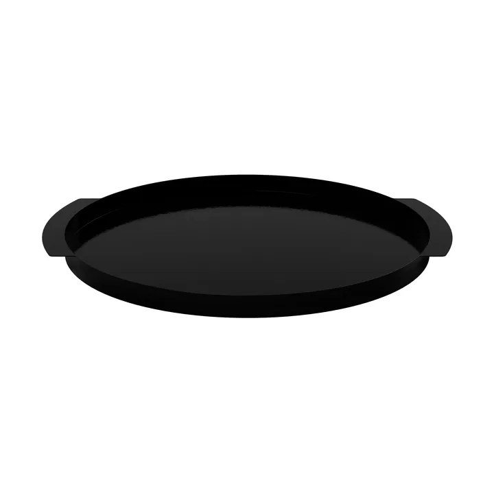 Cooee 圆形餐用托盘 Ø35cm - 黑色 - Cooee Design