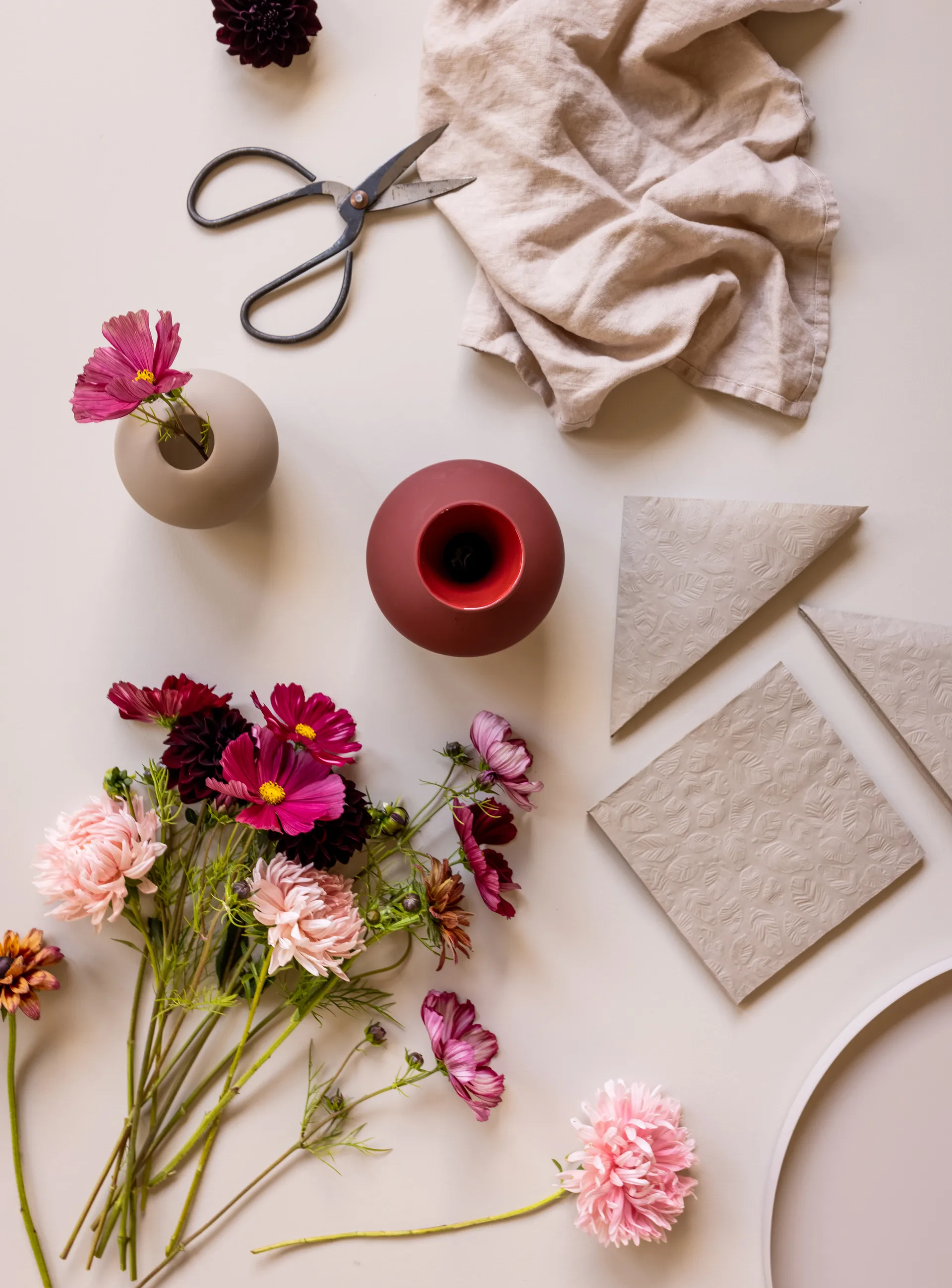 Cooee Leaf napkin 33x33 cm 20-pack, 沙色 Cooee Design