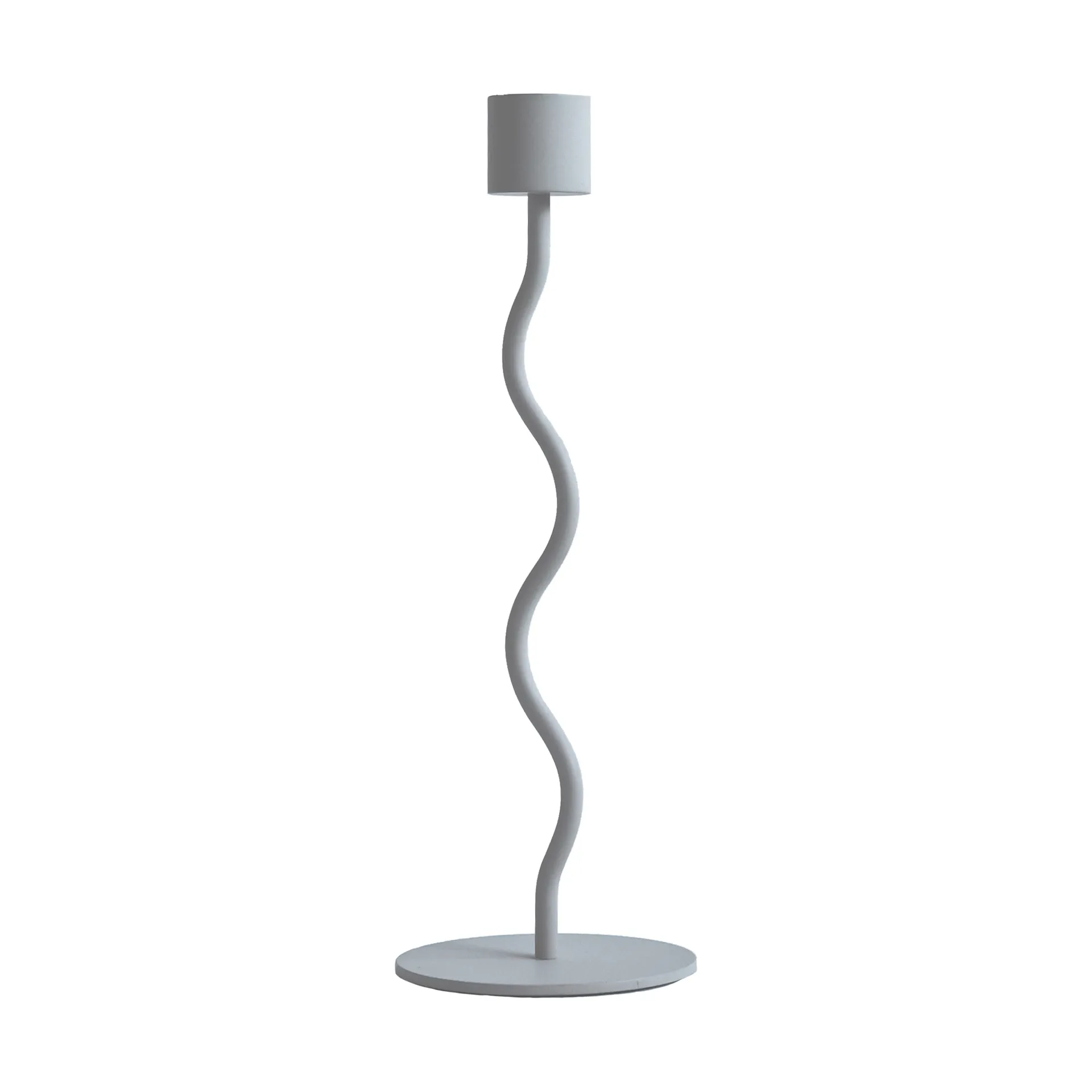 Curved 烛台 23 cm, Pale 蓝色 Cooee Design