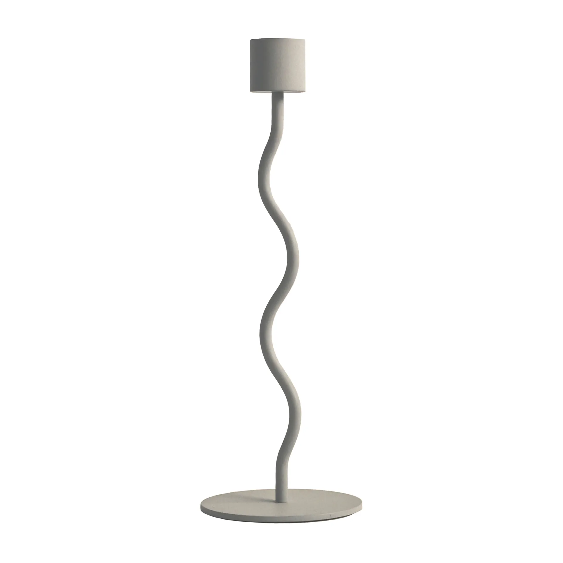 Curved 烛台 23 cm, 沙色 Cooee Design