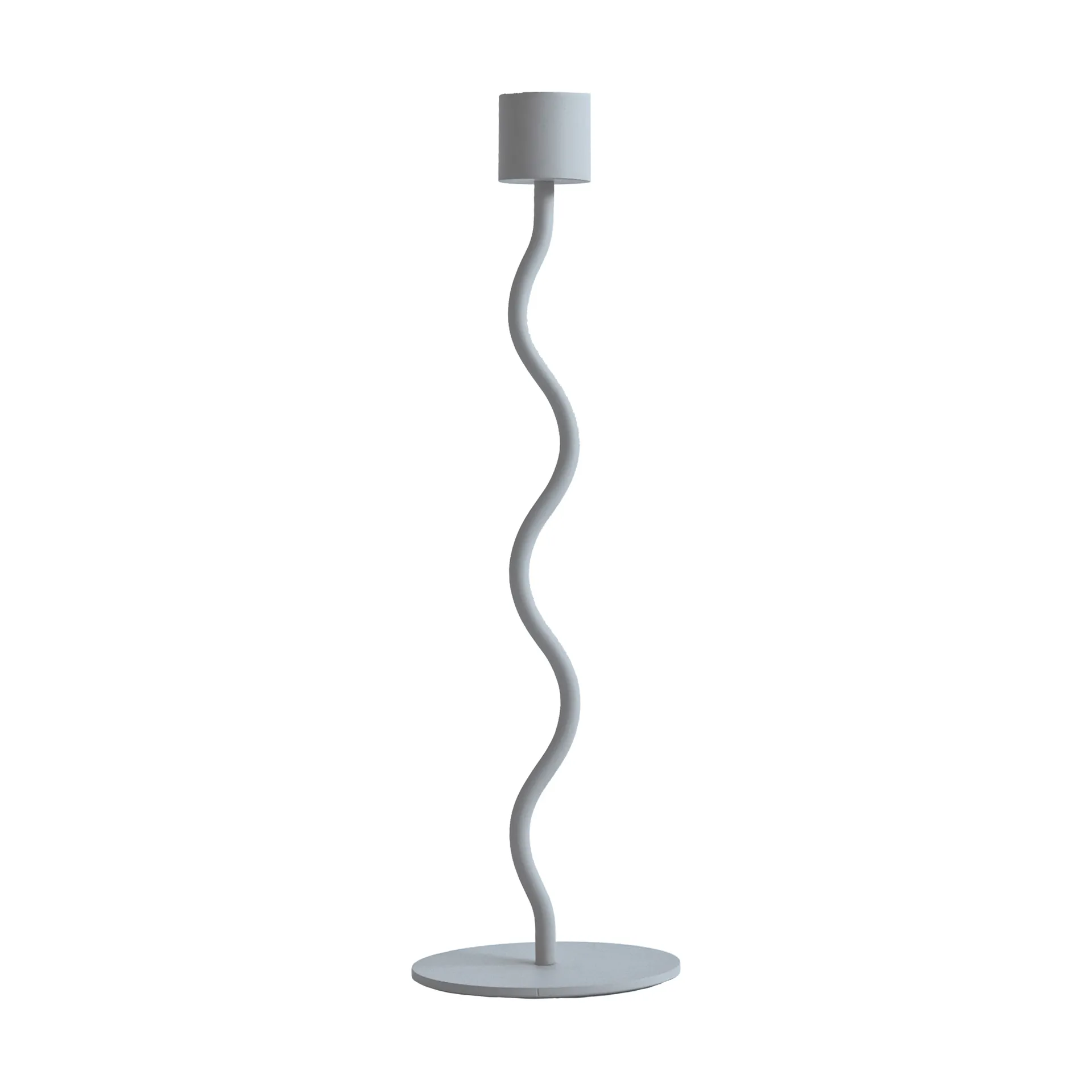 Curved 烛台 26 cm, Pale 蓝色 Cooee Design