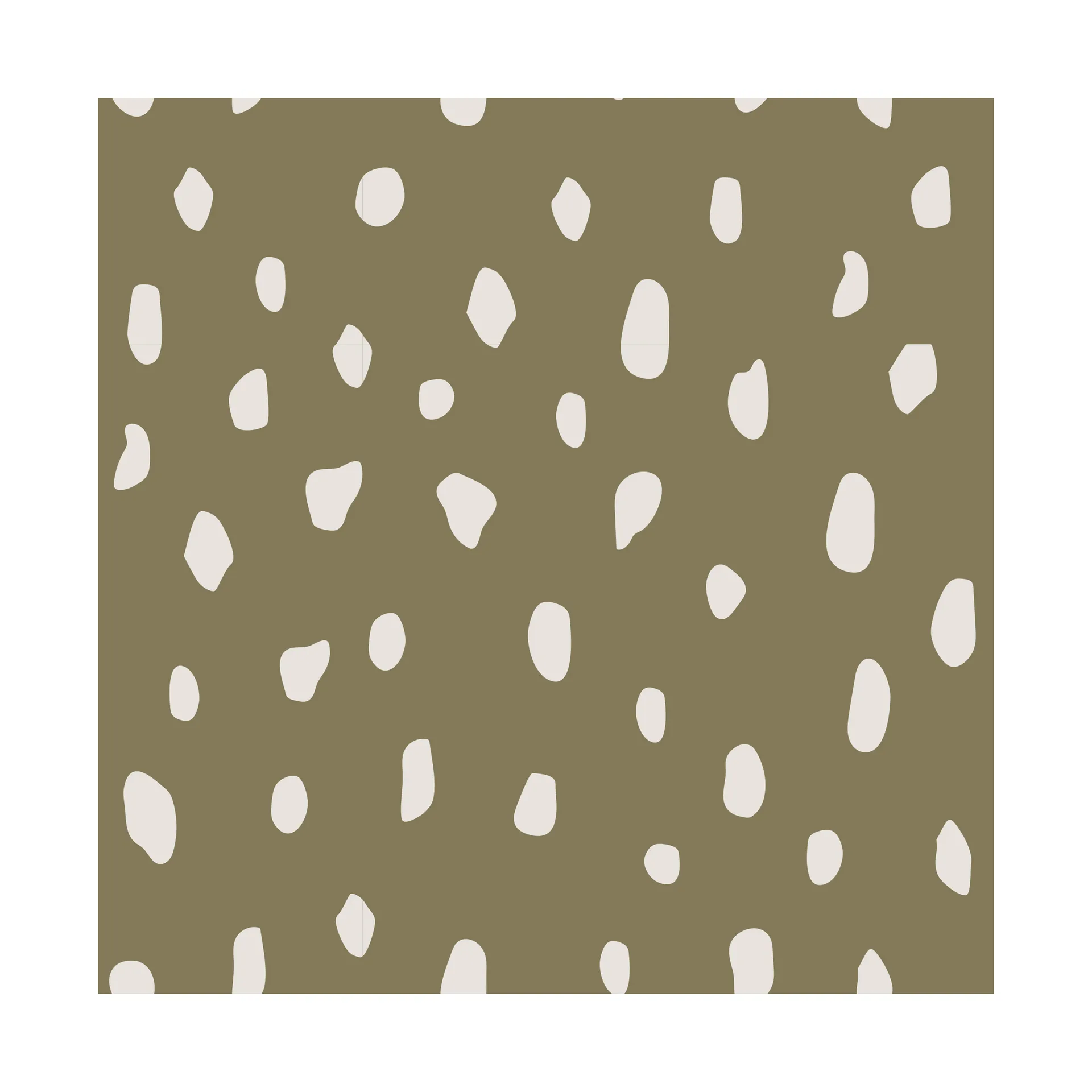 Dots 餐巾33x33cm 20件装, 橄榄绿 Cooee Design
