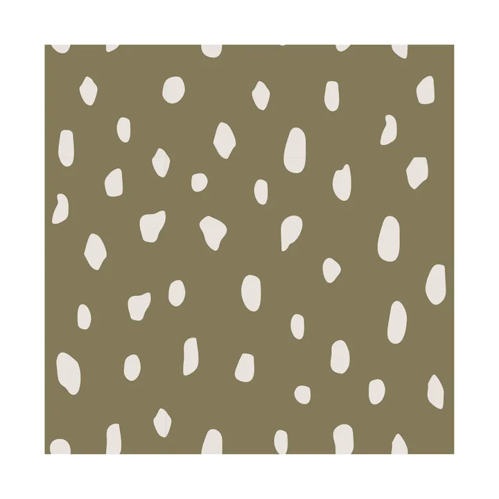 Dots 餐巾33x33cm 20件装 - 橄榄绿 - Cooee Design