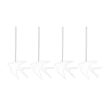 Easter Deco bird 复活节装饰 四件套装 - 白色 - Cooee Design