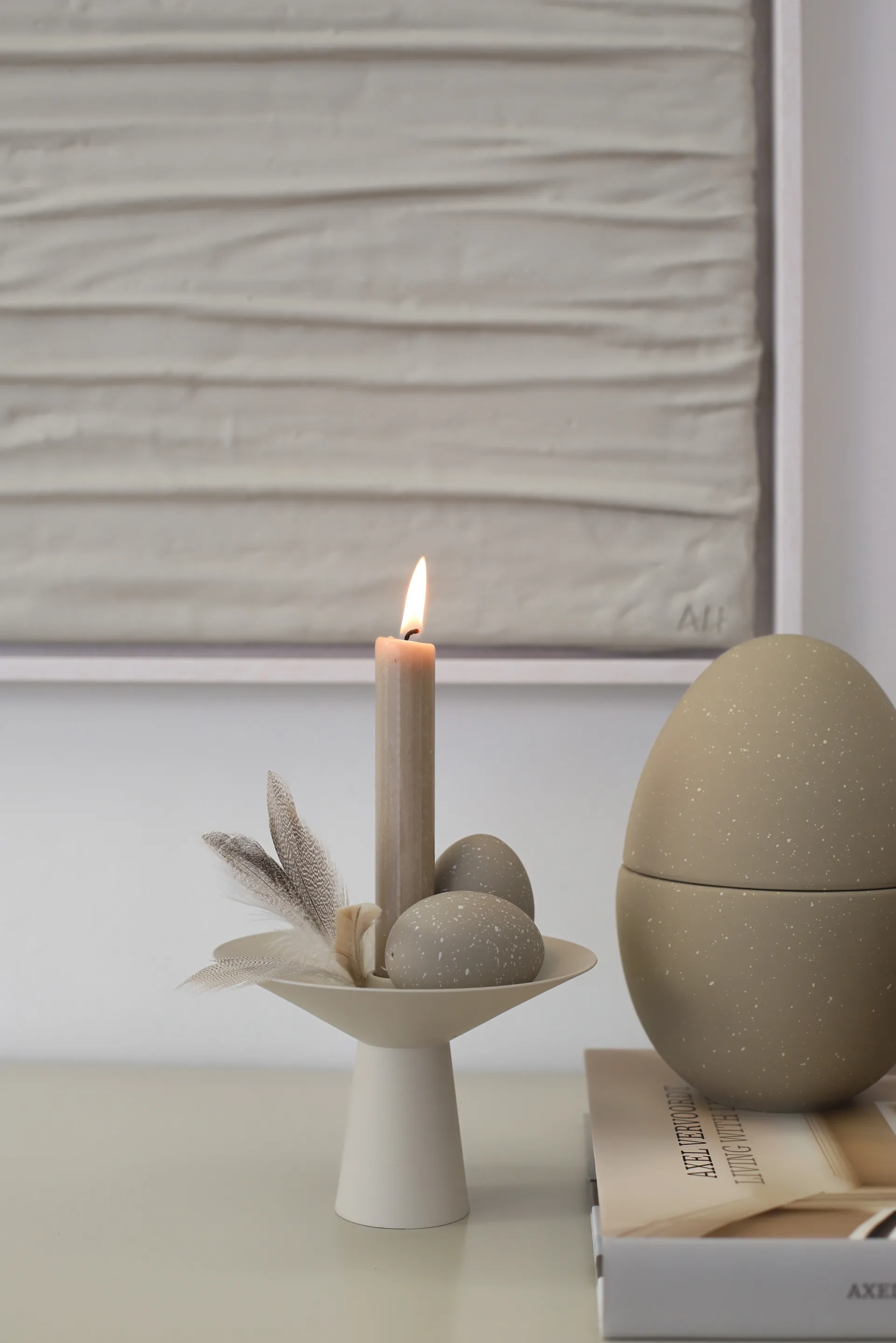 Easter Deco eggs 两件套装, 沙色 Cooee Design