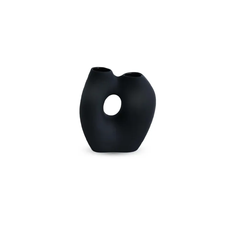 Frodig 花瓶20cm - 黑色 - Cooee Design