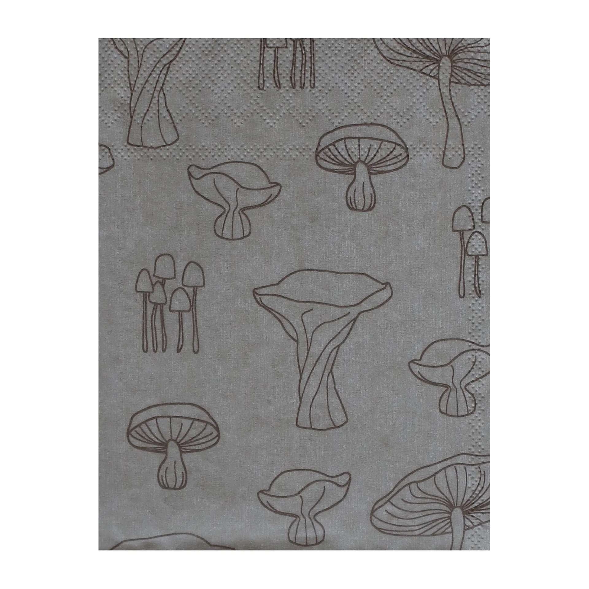 Fungi napkin 33x33 cm 20-pack, 沙色-hazelnut Cooee Design
