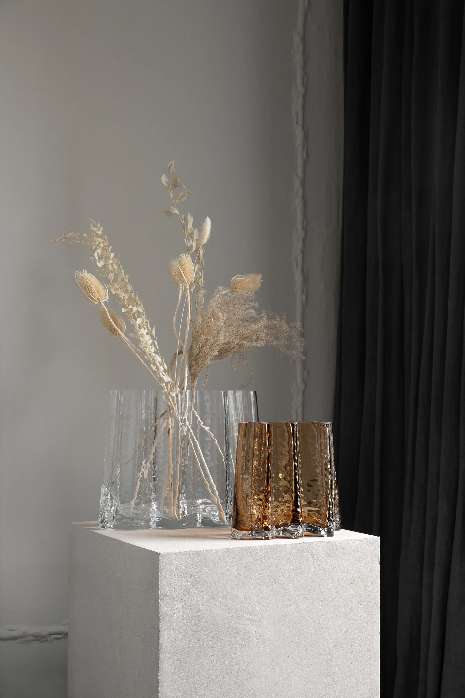 Gry 宽口花瓶24cm, 透明色 Cooee Design
