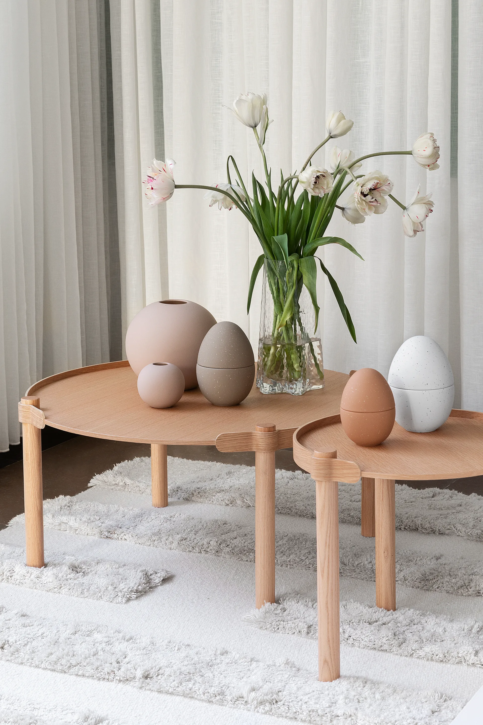 Gry 花瓶30cm, 透明色 Cooee Design