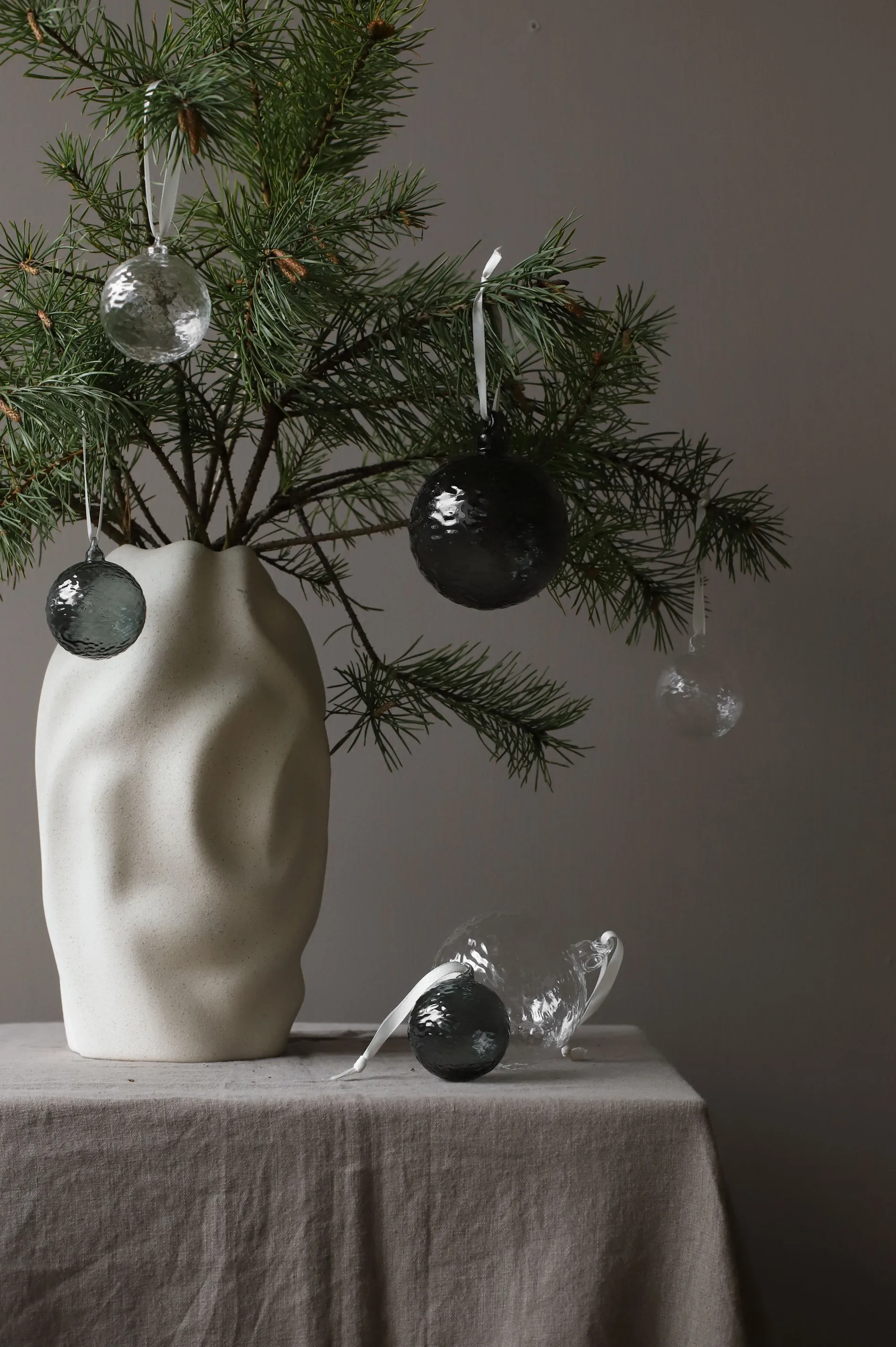 Gry Marble 圣诞摆设/挂件/装饰 Ø5 cm, 透明 Cooee Design