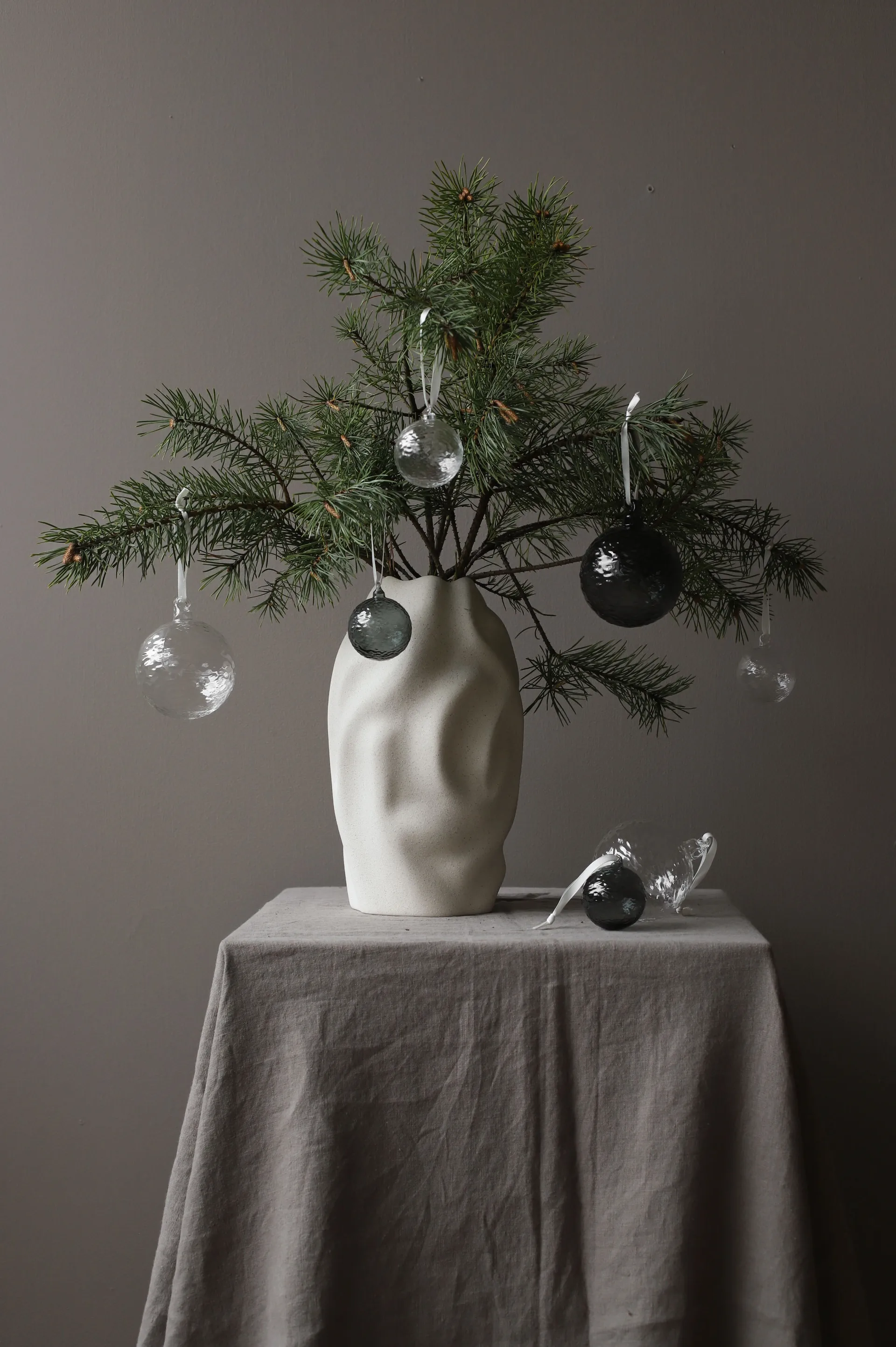 Gry Marble 圣诞摆设/挂件/装饰 Ø5 cm, 透明 Cooee Design