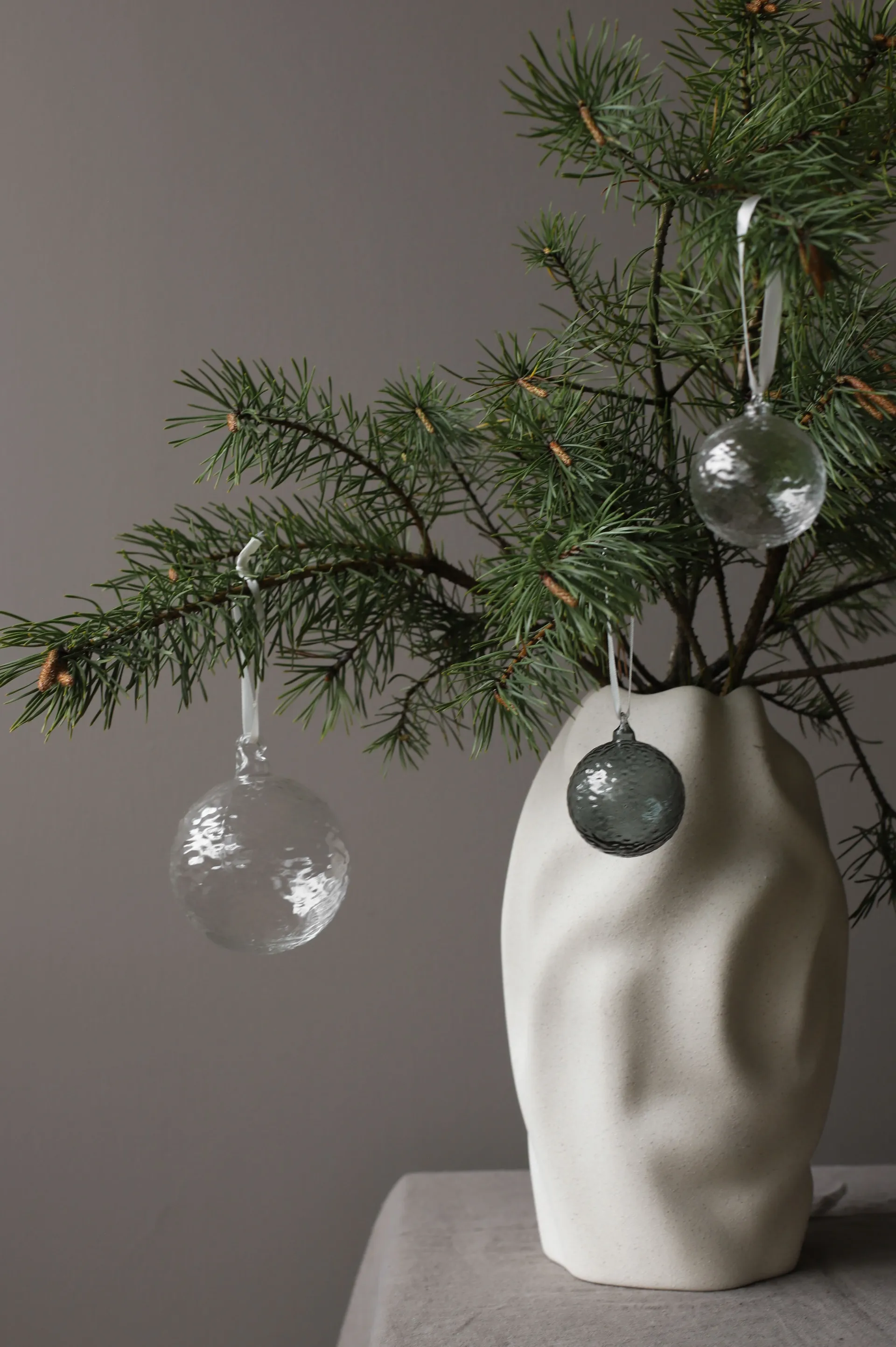 Gry Marble 圣诞摆设/挂件/装饰 Ø5 cm, 透明 Cooee Design