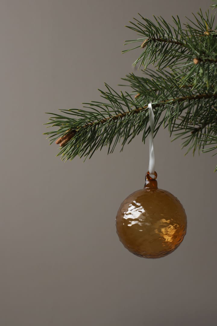 Gry Marble 圣诞摆设/挂件/装饰 Ø8 cm, 琥珀棕色 Cooee Design