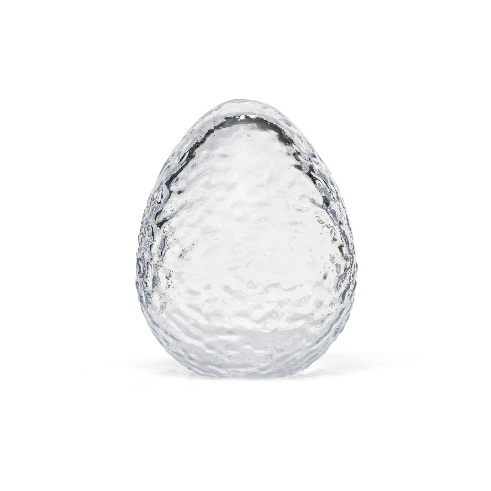 Gry standing egg 12 cm, 透明 Cooee Design
