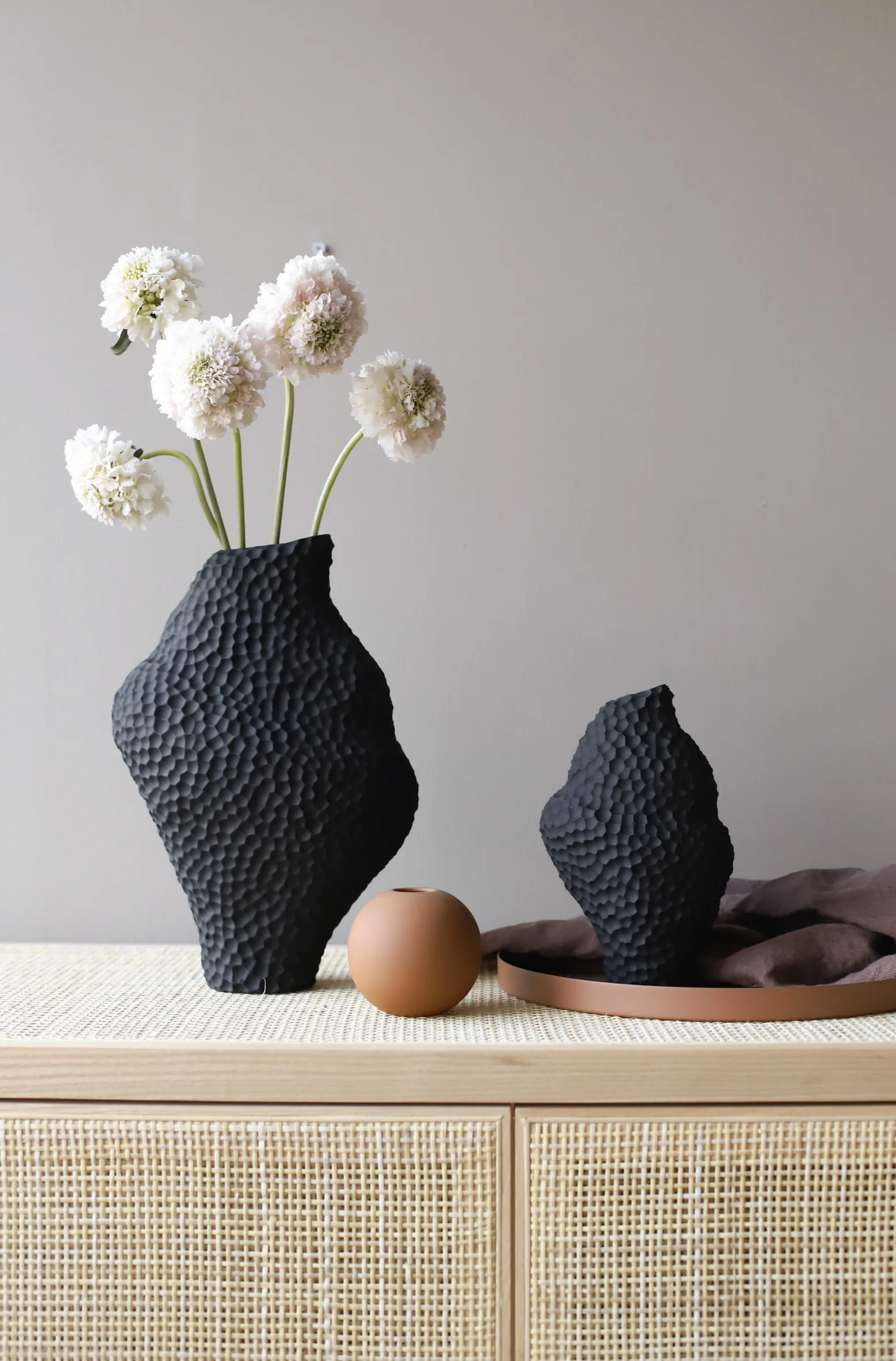 Isla 花瓶 20cm, 黑色 Cooee Design