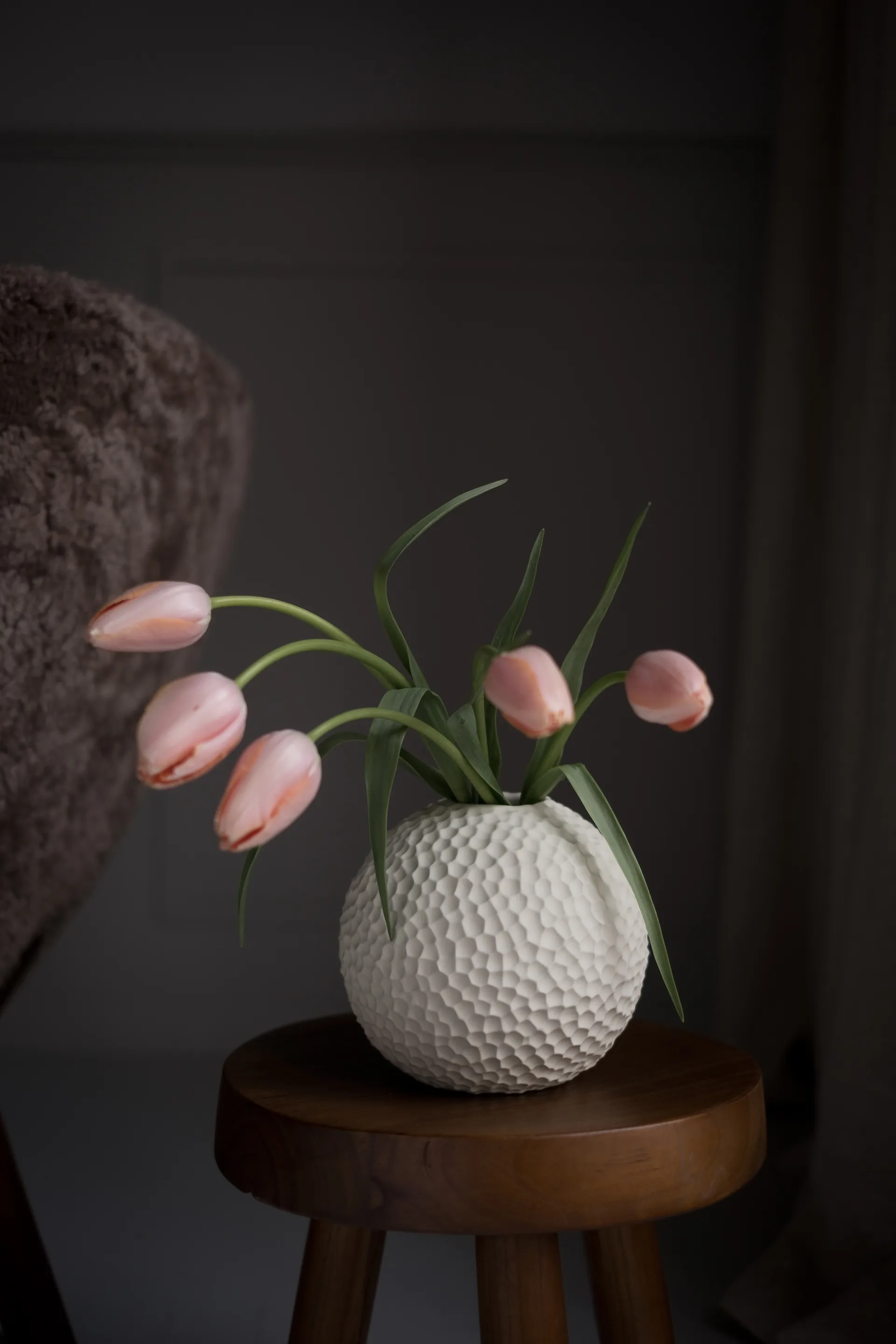 Kaia 花瓶 15cm, 亚麻色 Cooee Design