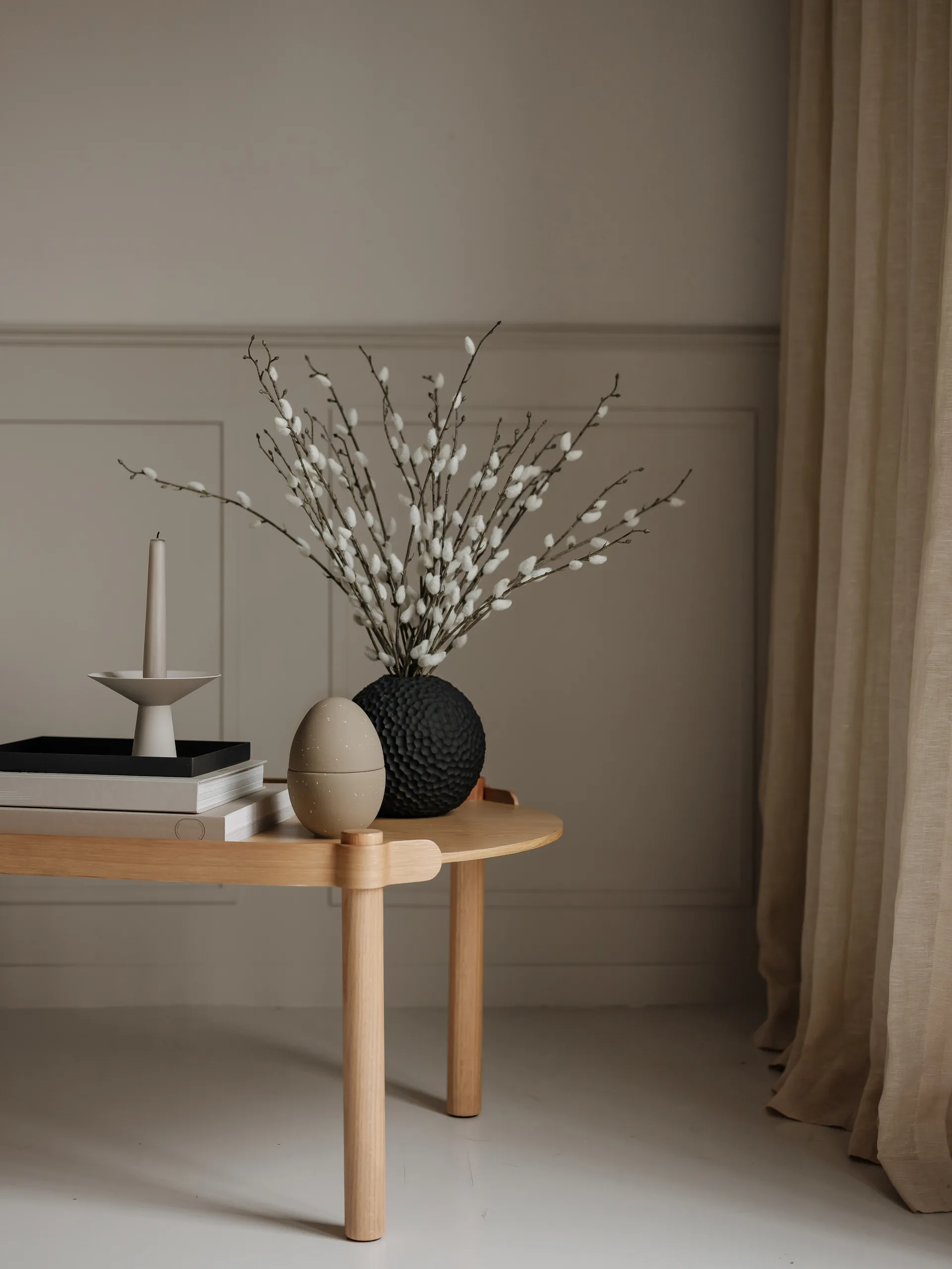 Kaia 花瓶 15cm, 黑色 Cooee Design