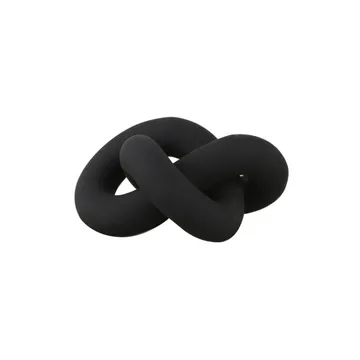 Knot Table 小号装饰摆件 - 黑色 - Cooee Design