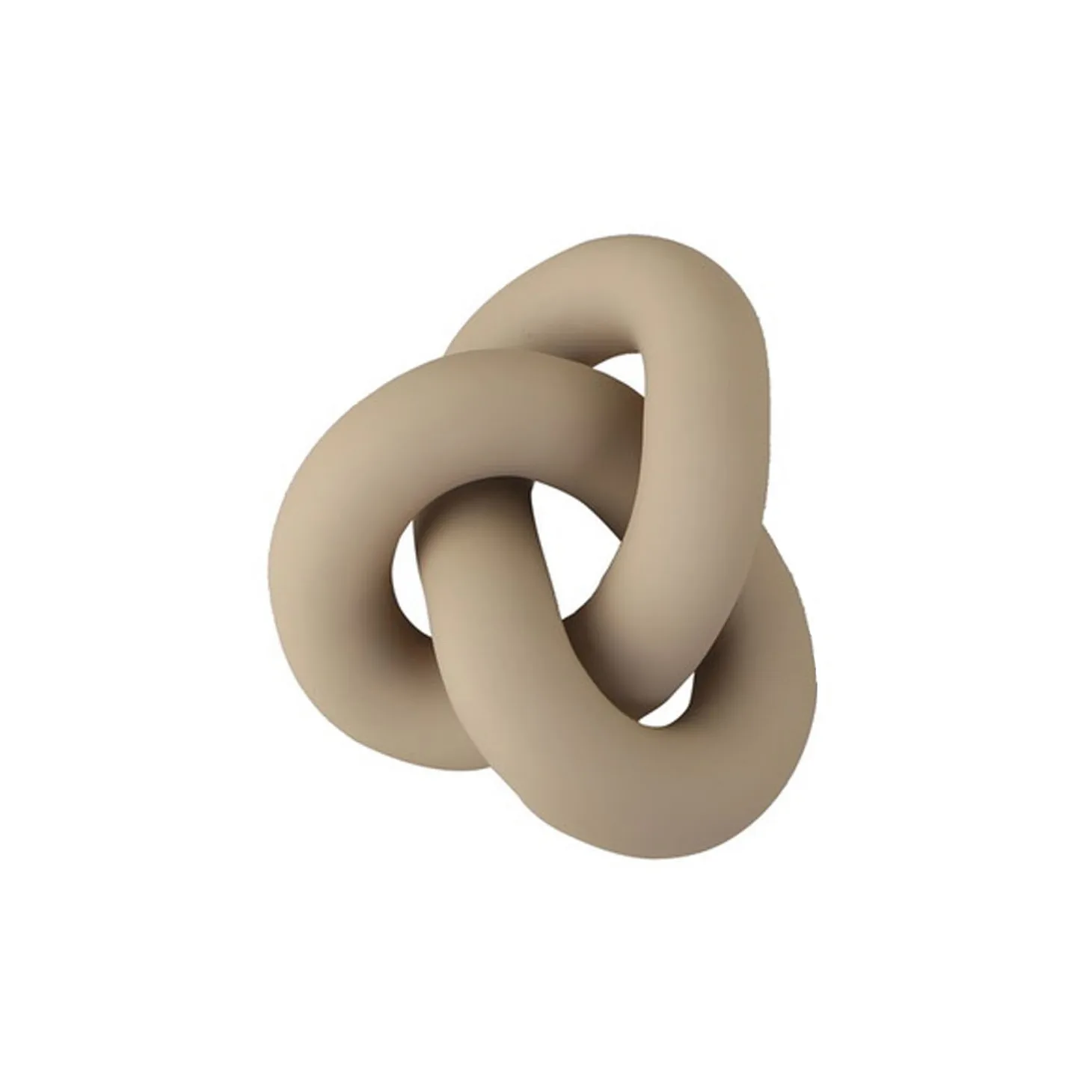 Knot Table 小号装饰摆件, 沙色 Cooee Design
