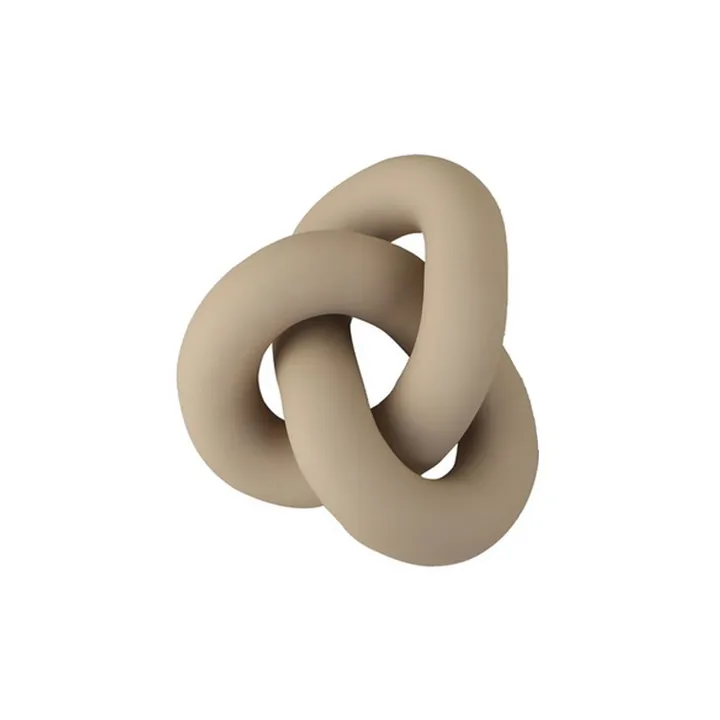 Knot Table 小号装饰摆件 - 沙色 - Cooee Design