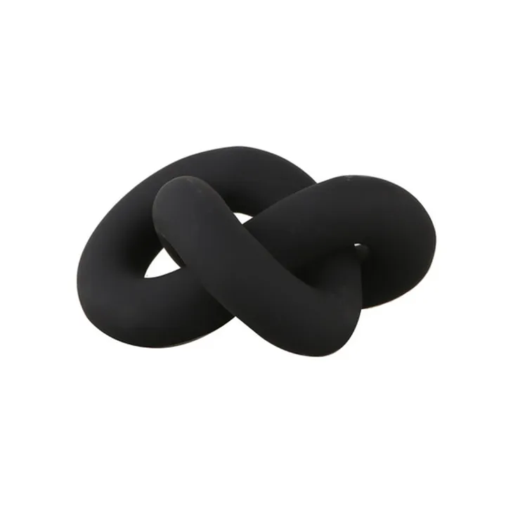 Knot Table 大号装饰摆件 - 黑色 - Cooee Design