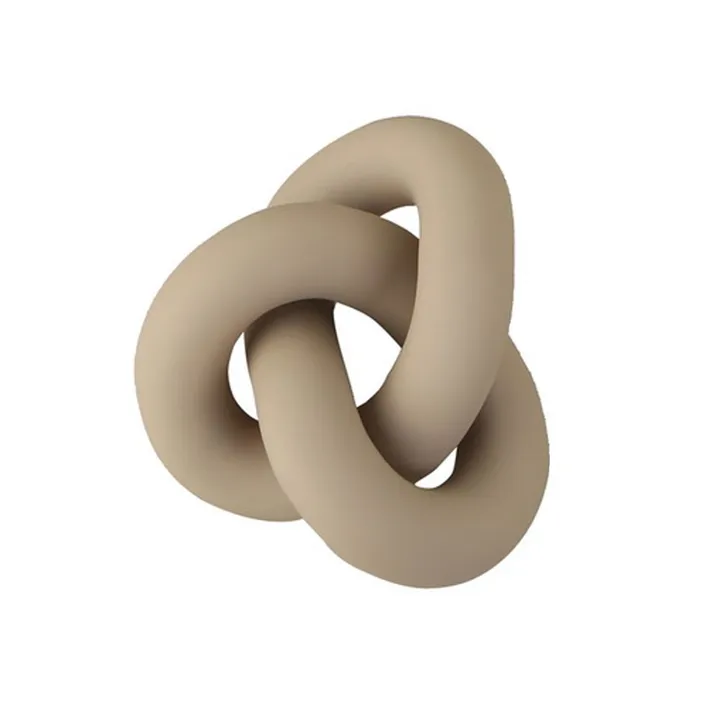 Knot Table 大号装饰摆件 - 沙色 - Cooee Design