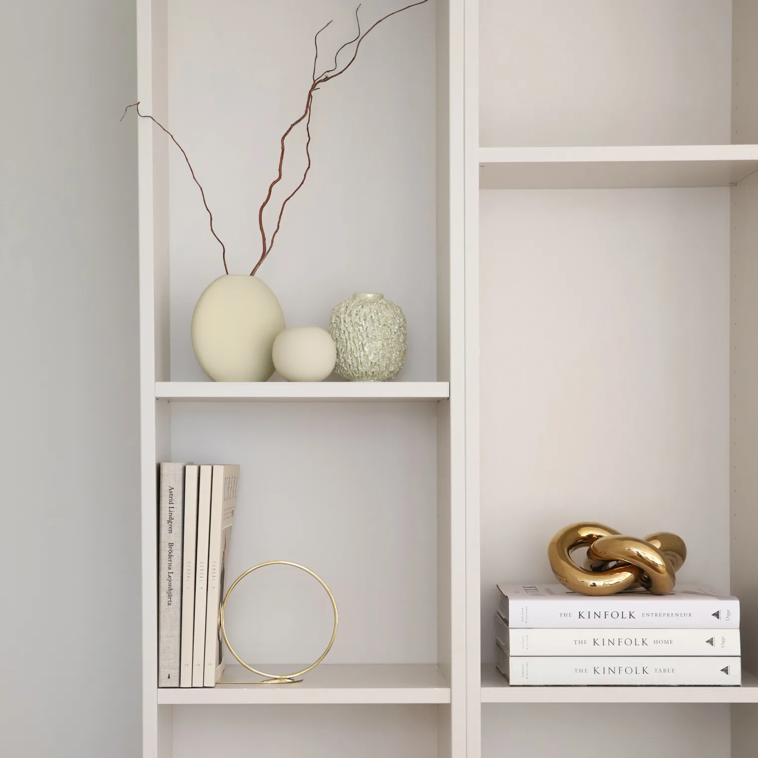 Knot Table 大号装饰摆件, 浅金色 Cooee Design