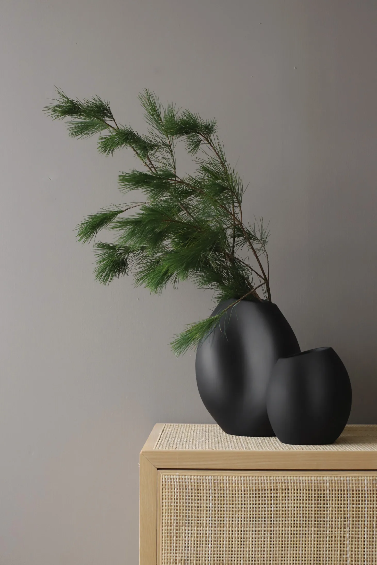 Lee 花瓶 18 cm, 黑色 Cooee Design