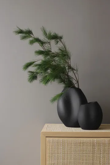 Lee 花瓶18cm - 黑色 - Cooee Design