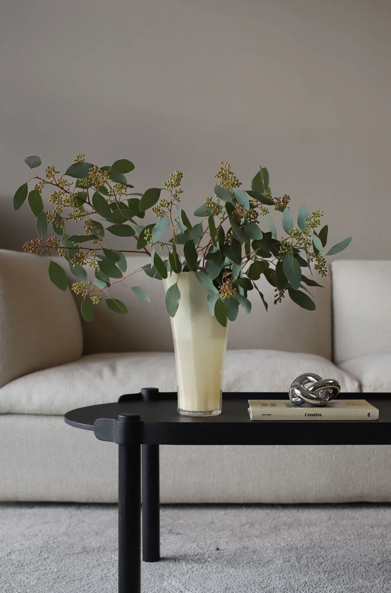 Liliané 花瓶18cm, 黄油黄色 Cooee Design
