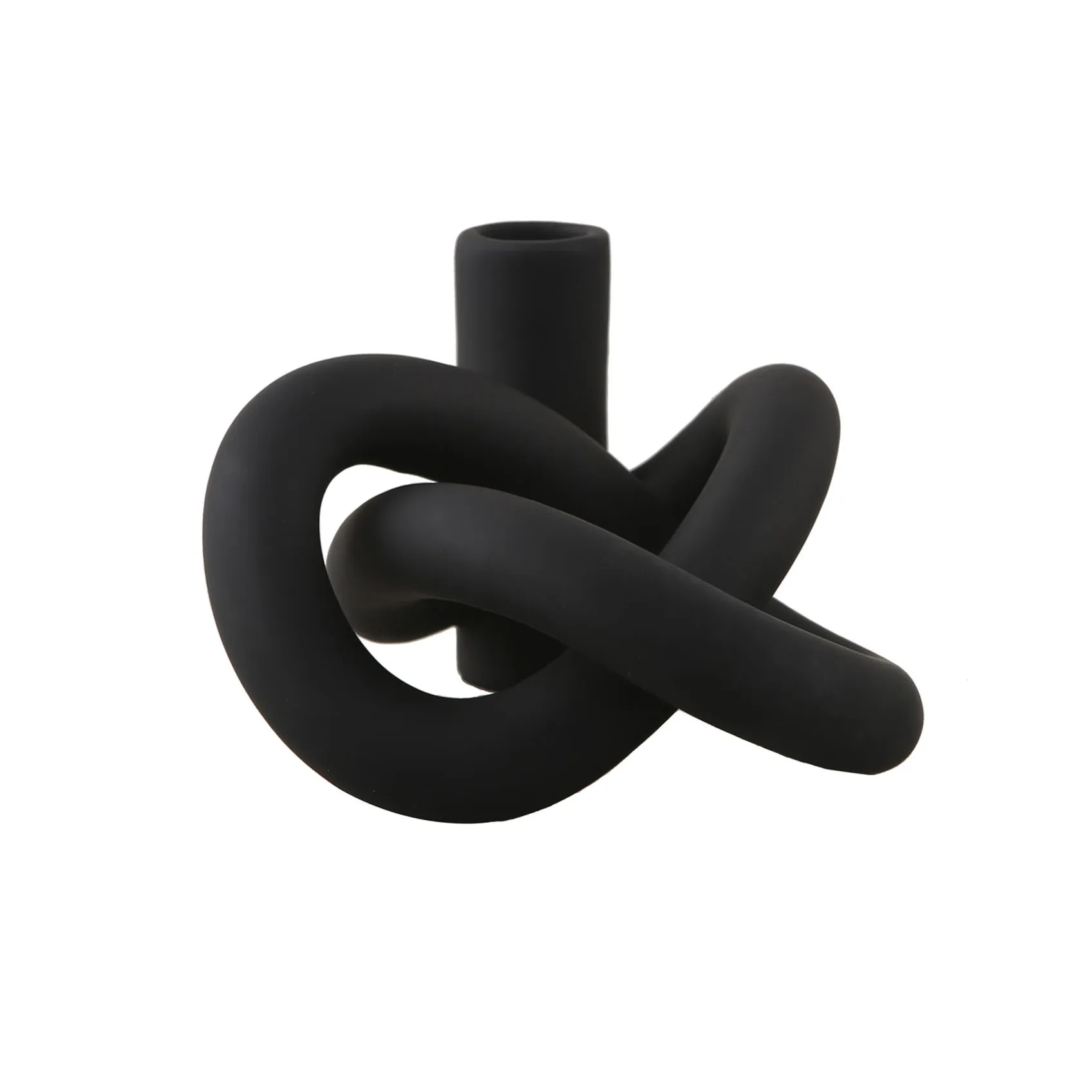 Lykke One candlestick, 黑色 Cooee Design