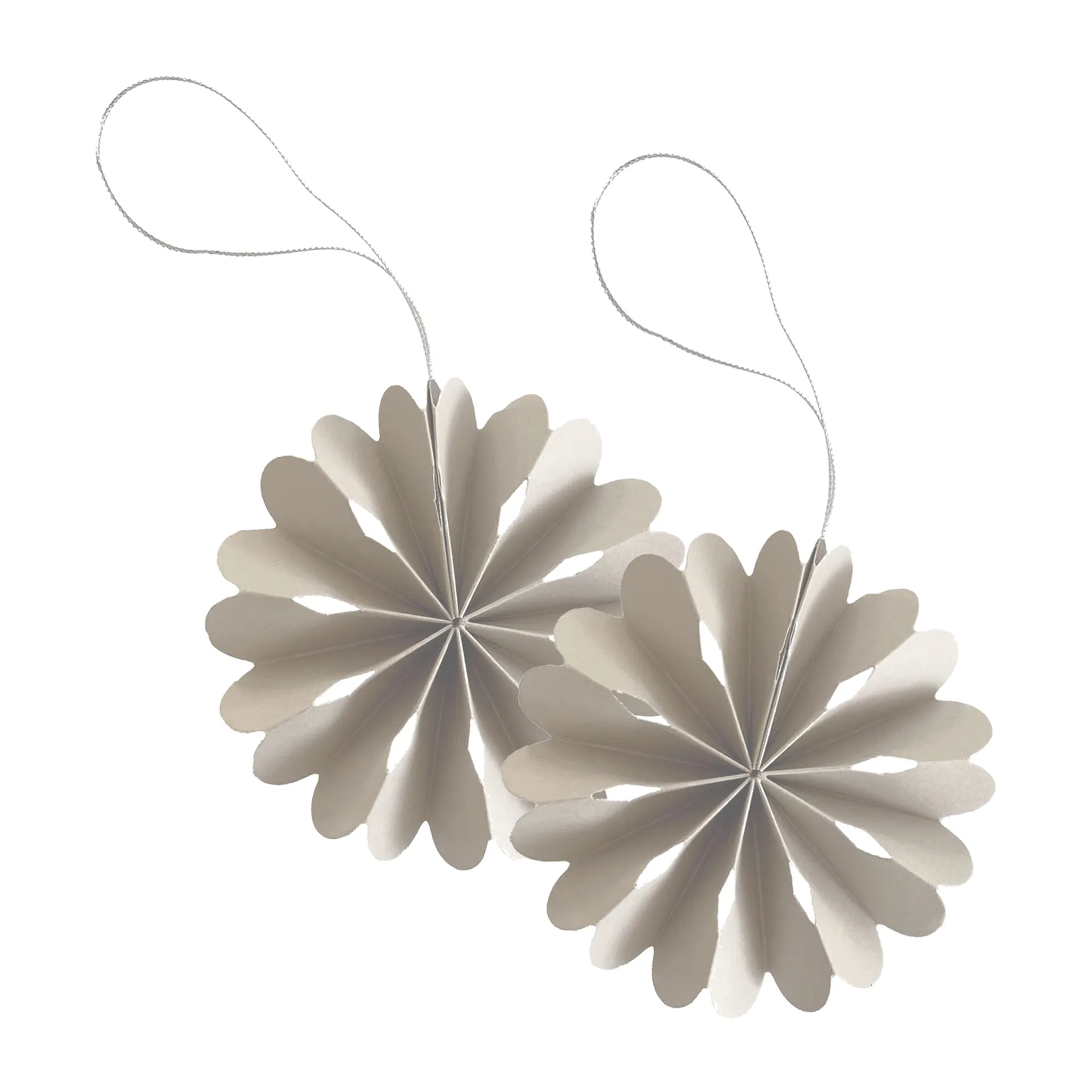 Paper Flowers Christmas 装饰品, 原色/自然色 Cooee Design