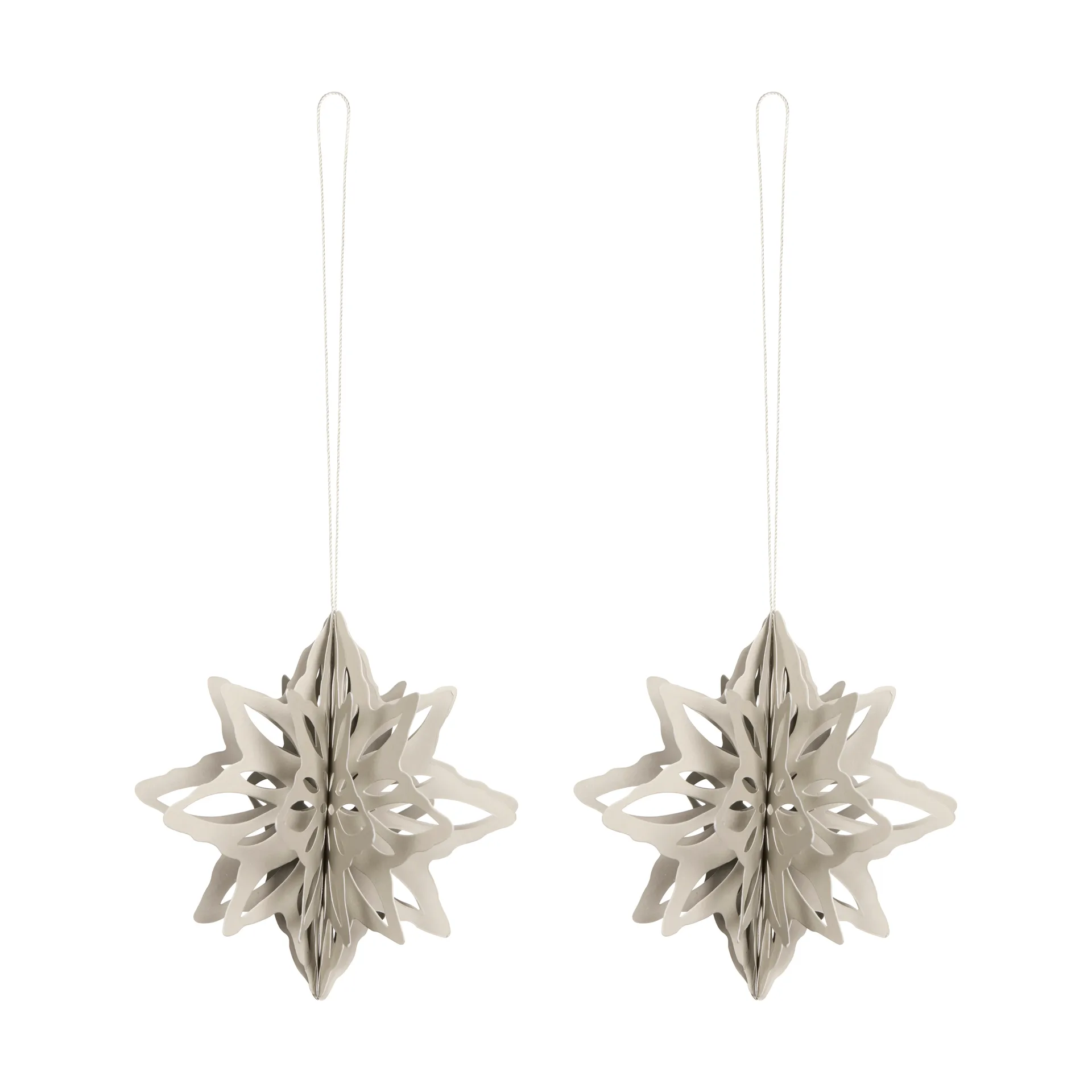 Paper Nova star 装饰 衣架/架子 两件套装, 沙色 Cooee Design