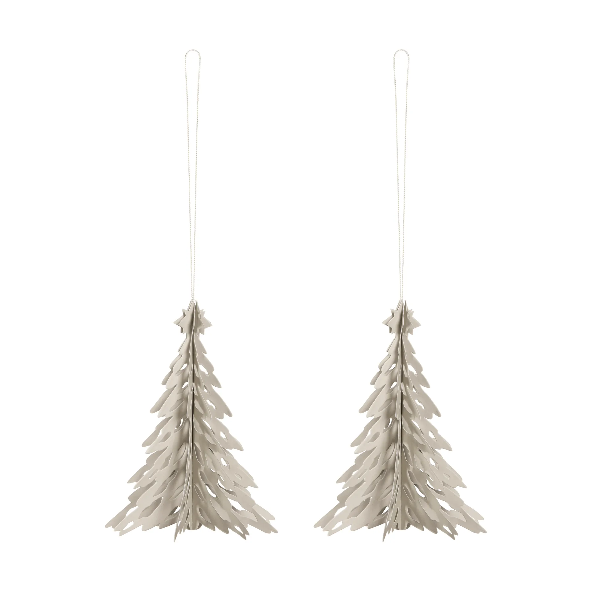 Paper Pinetree 装饰 衣架/架子 两件套装, 沙色 Cooee Design