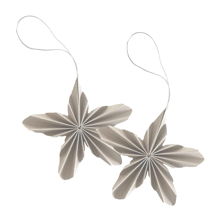 Paper Stars Christmas 装饰品 - 原色/自然色 - Cooee Design