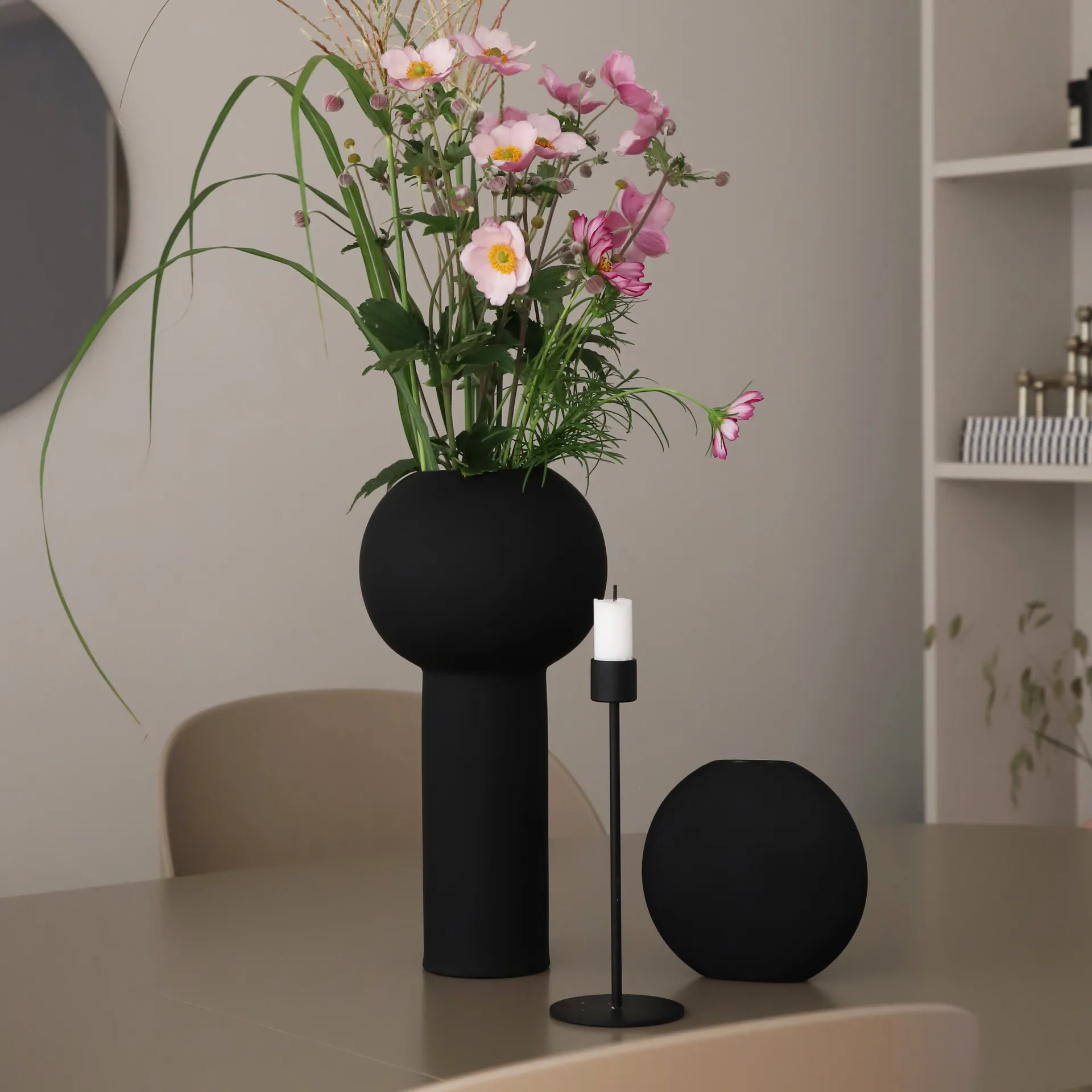 Pastille 花瓶 15cm, 黑色 Cooee Design