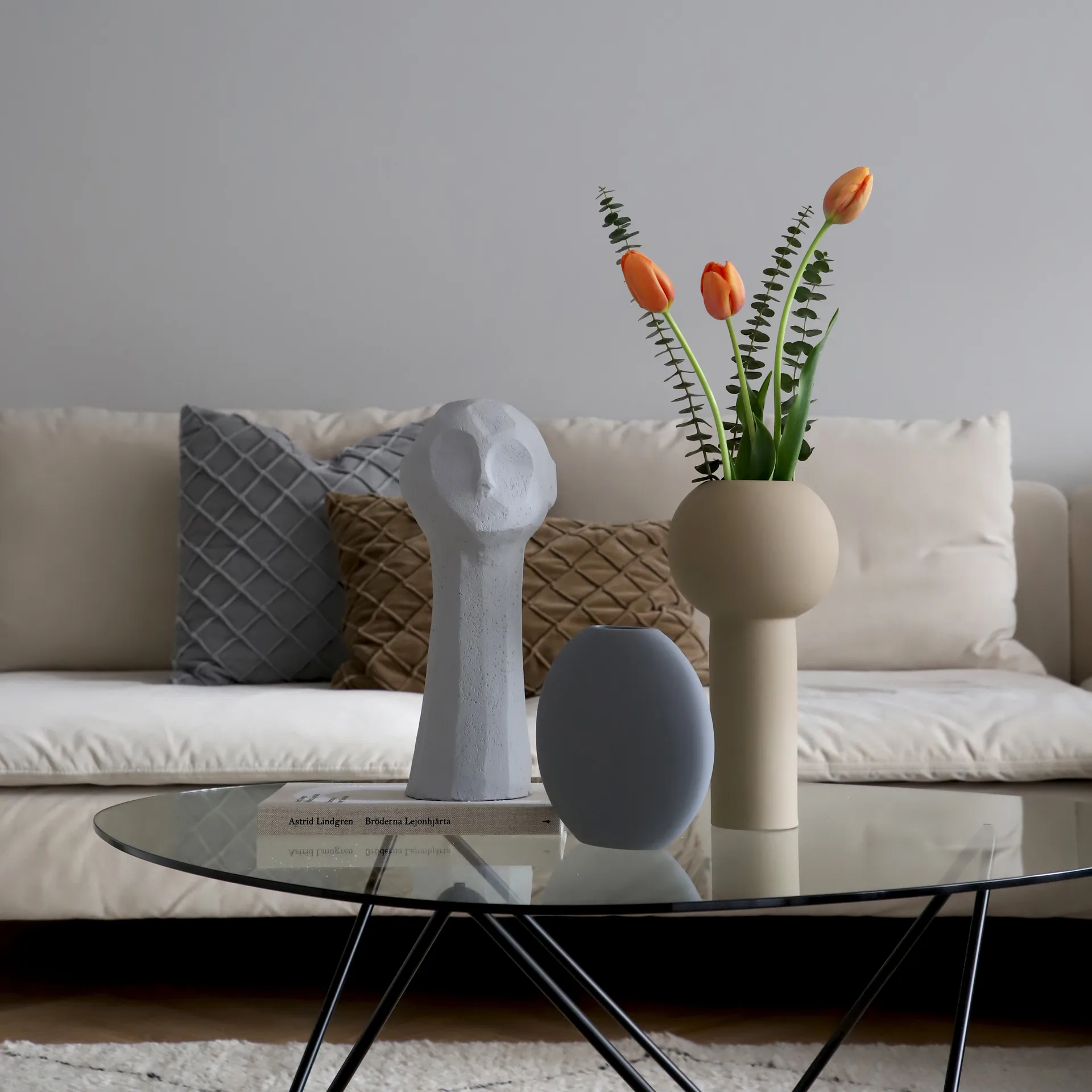 Pastille 花瓶 20 cm, 灰色 Cooee Design