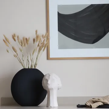 Pastille 花瓶 20cm - 黑色 - Cooee Design