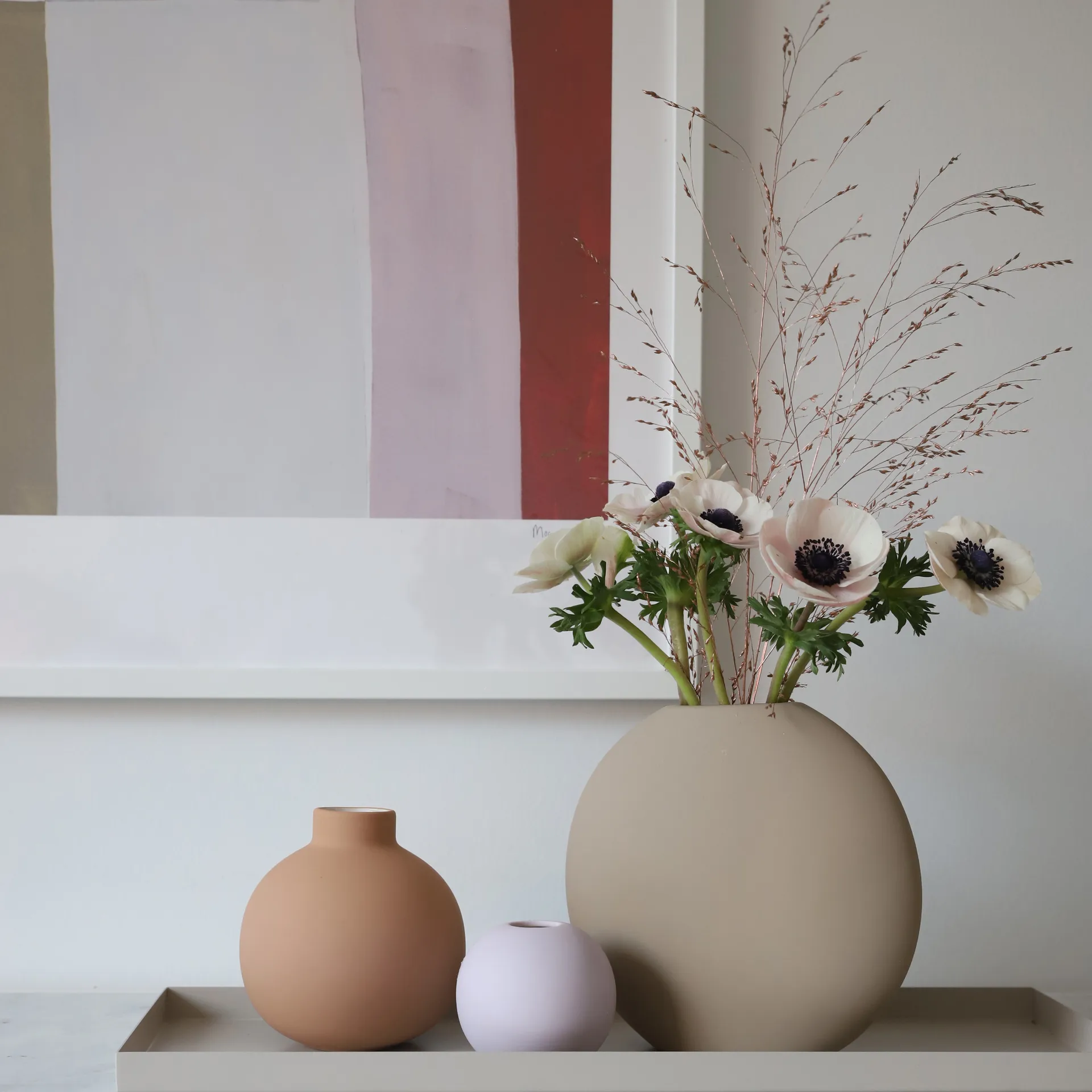 Pastille 花瓶 20cm, 沙色 Cooee Design