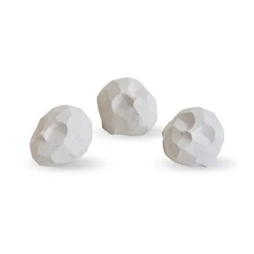 Pebble heads sculpture 三件套装 - Limestone - Cooee Design
