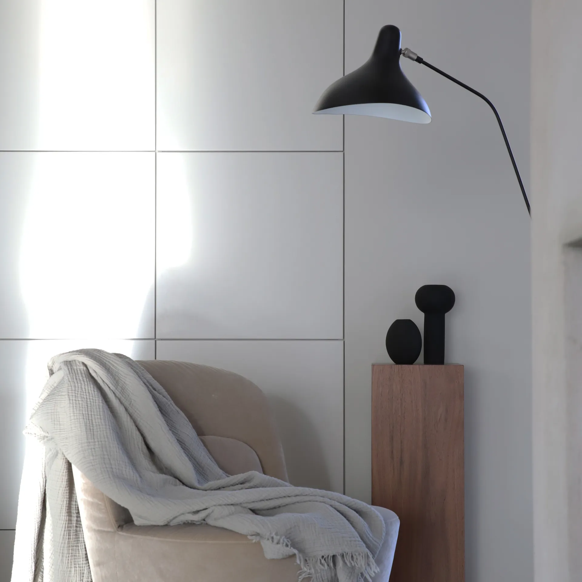 Pillar 花瓶 24 cm, 黑色 Cooee Design