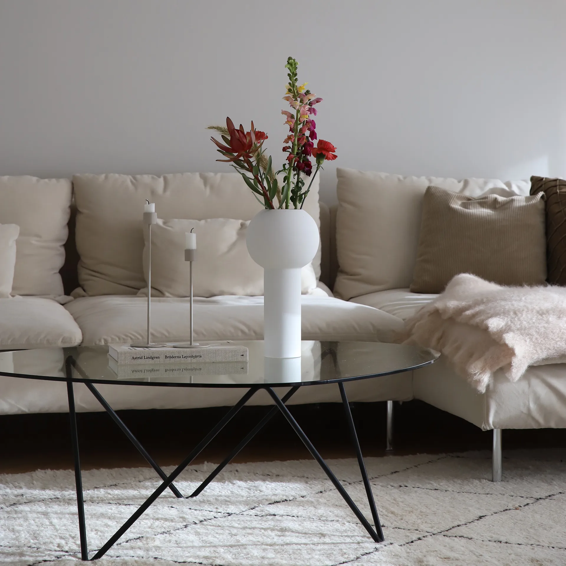 Pillar 花瓶 32 cm, 白色 Cooee Design