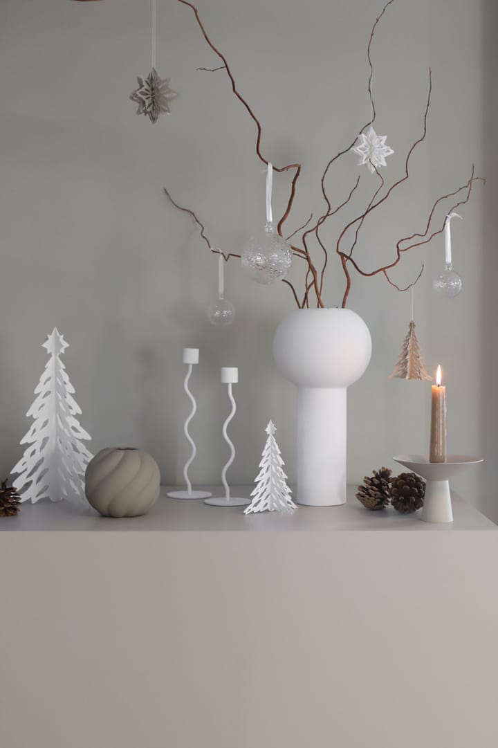 Pinetree decorative fir 20 cm, 白色 Cooee Design